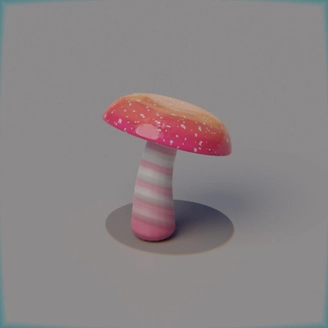 Mushroom. Render 2